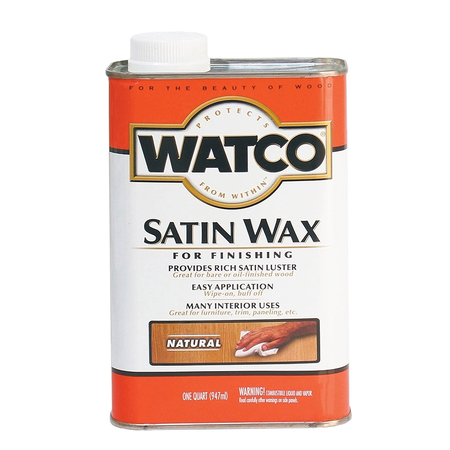 RUST-OLEUM 1 Qt Watco Satin Finishing Wax 67041